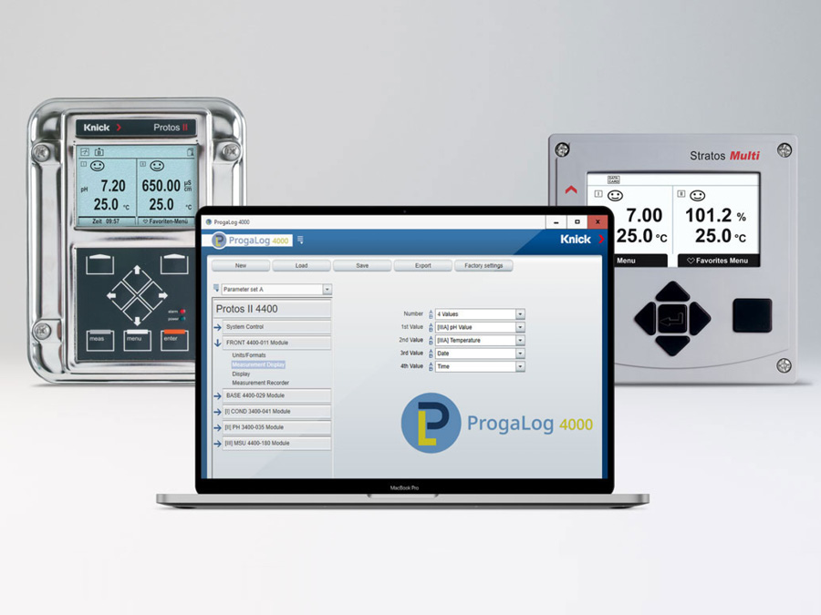 Programmation hors ligne confortable des transmetteurs sur PC: ProgaLog 4000