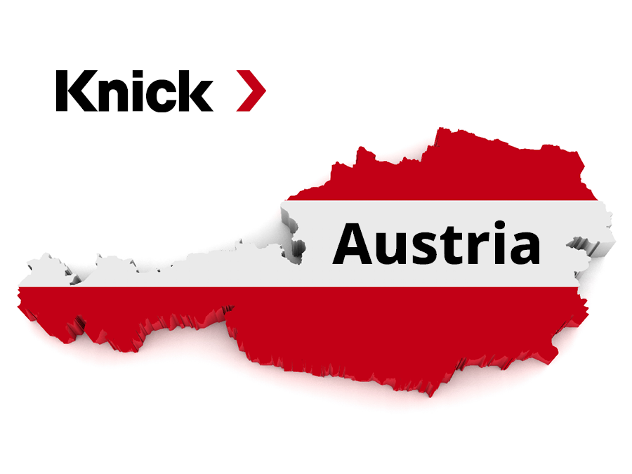 Knick Austria - direct customer contact in Austria from 2024