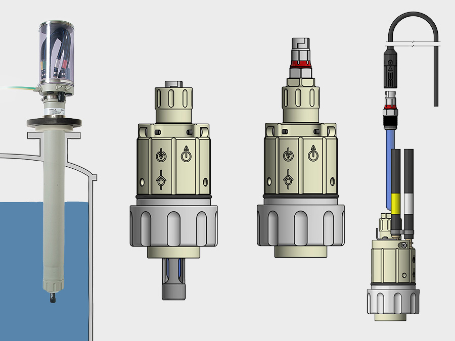 Sensor Adapter with Lock Function Enables Safe and Thorough Cleaning