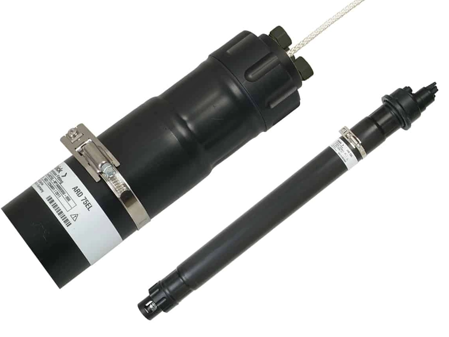Canne d'immersion modulaire en version électriquement conductrice