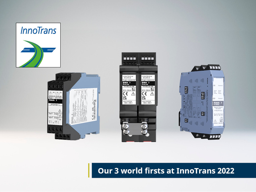 InnoTrans 2022 - three products as world firsts for rolling stock and DC traction power supply applications